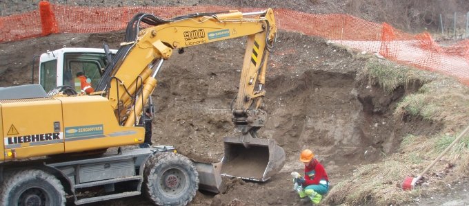 Technische Voruntersuchung und Sanierung des Kugelfanges (300 m Schiessanlagen Salgesch, Raron, Visp)