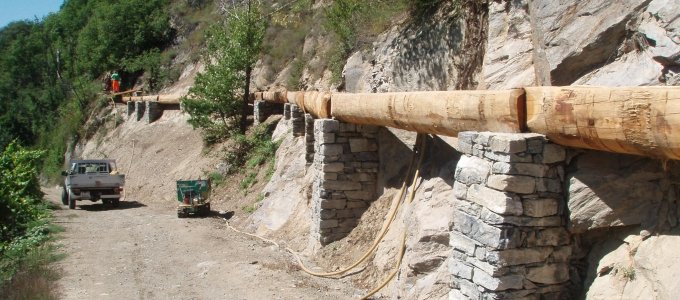 Instandstellung Obere Wasserleite Gampel, Projektmitarbeit FUAG (Teil Natur- und Kulturlandschaft)