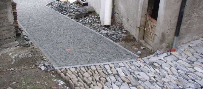 Instandstellung Dorfgassen und Alter Kirchweg, Stiftung Iischers Brigerbad - Projektkoordination FUAG